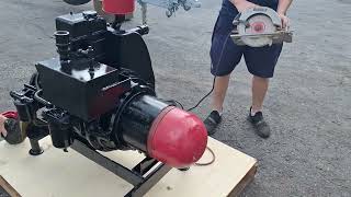 Lister Petter, 3HP Manual Cranking Generator by Strike Marine 298 views 8 months ago 1 minute, 15 seconds