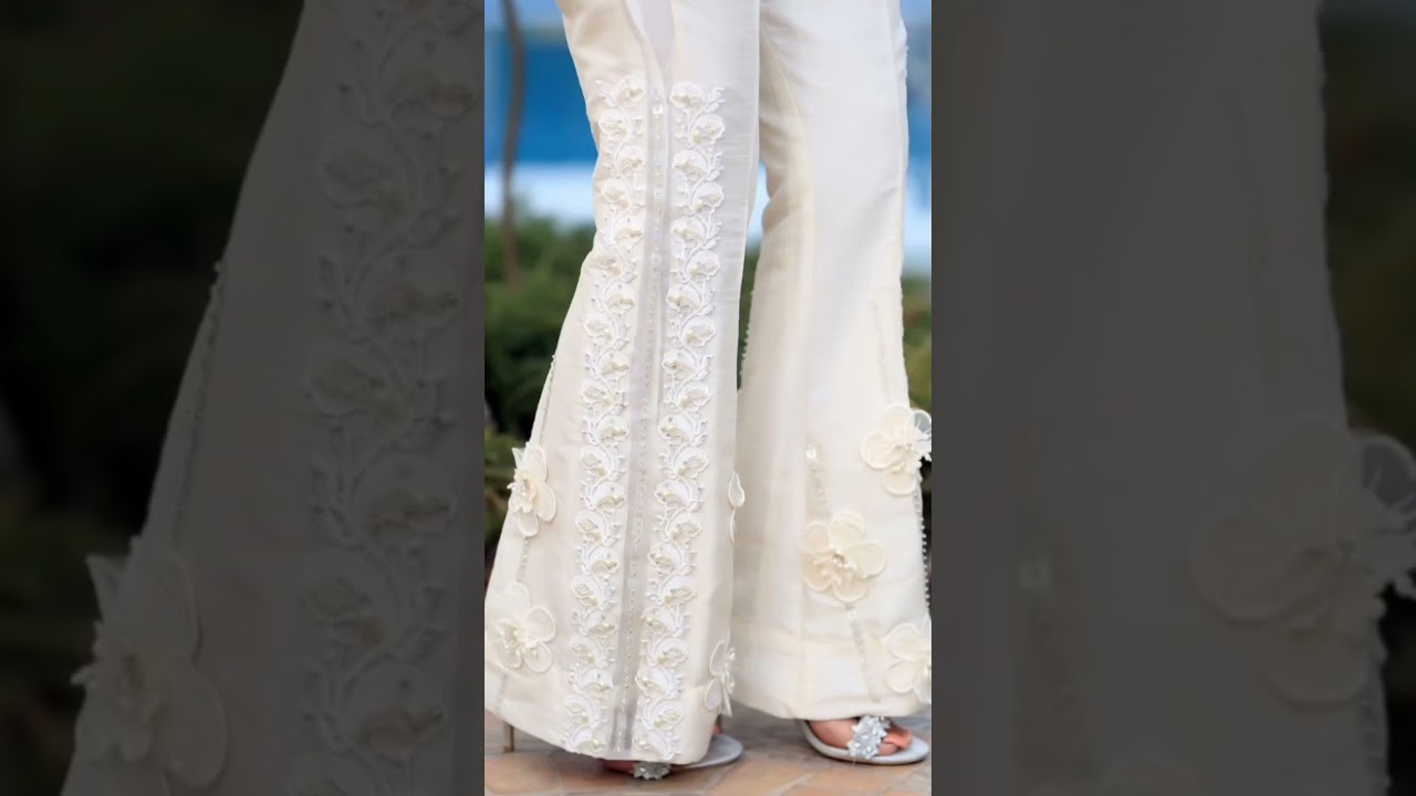 latest readymade fancy trouser designs ideas||| party wear trousers 2023 || Asma Creative fashion's