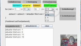 For-Schleife Demo Gui