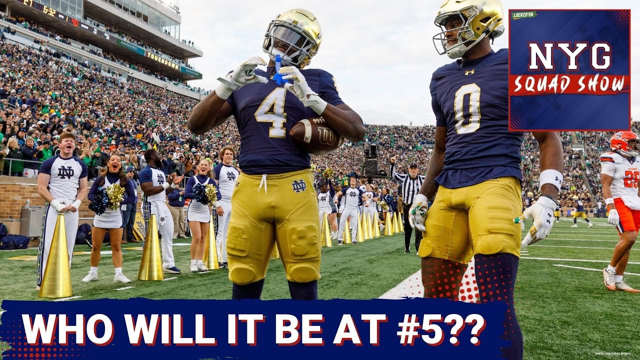 GIANTS SQUAD SHOW: Draft Strategy: Jeremiyah Love, O-Line Needs, Sonny Styles Fit