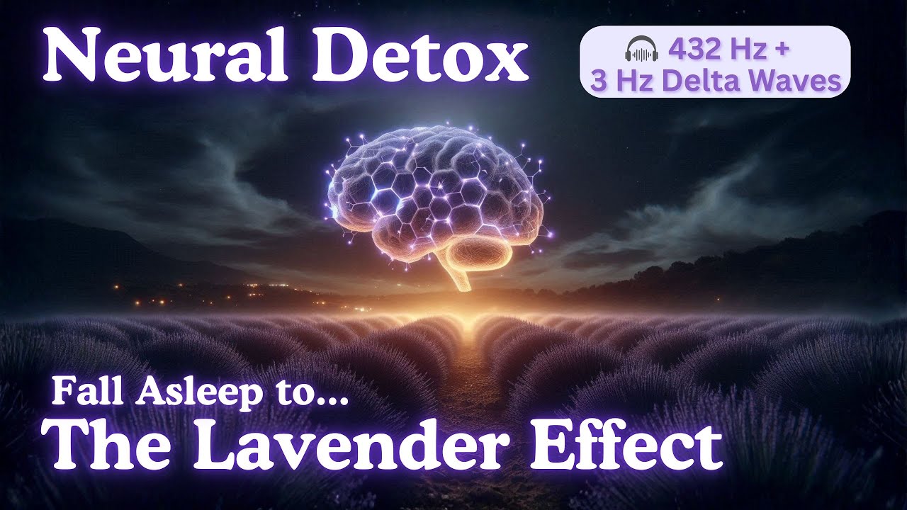 Neural Repair: Sleepy Facts About Lavender & Brain Detoxing (3Hz Delta + 432Hz)