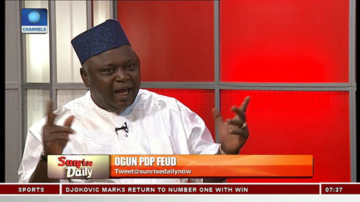 Oladipupo Adebutu Insists PDP Has Submitted Candidates List To INEC |Sunrise Daily|