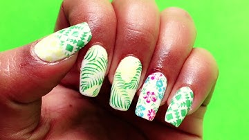 Jungle Tribe Nails (Multi layer stamping technique)