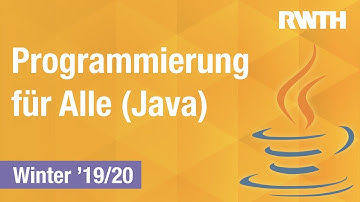 Programmierung für alle (Java) • WS 2019/20 • Vorlesung 3: Klassen und Objekte