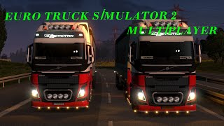 Euro Truck Si̇mulator 2 Multi̇player - Wrong Way- Rammi̇ng-Trolli̇ng