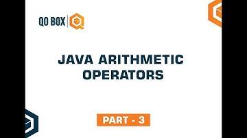 Java Arithmetic Operators |  Part 3 | QO-BOX