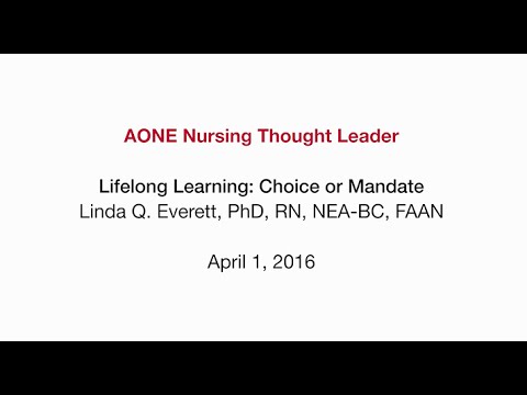 AONE Thought Leader: Linda Everett