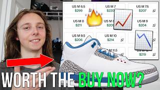 WORTH THE BUY NOW? TRUE BLUE AIR JORDAN 3 2026 MARKET DOWN NEAR RETAIL ALREADY! (Buy Now?)