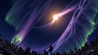 OpenAI Sora - Eclipse Over Fractal Cityscape