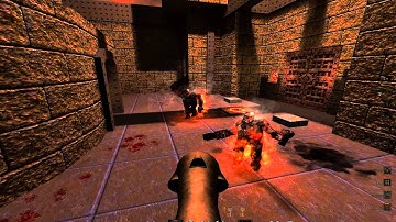 Quake inflamed monsters and players
