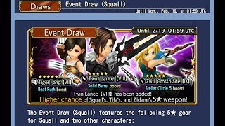 Dissidia Final Fantasy Opera Omnia Squall Event Live