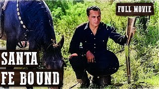 SANTA FE BOUND | Tom Tyler | Full Western Movie | English | Free Wild West Movie