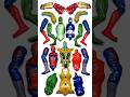 AVENGERS TOYS MARVEL'S, SPIDERMAN VS CAPTAIN AMERICA VS THANOS VS LIZARD. #avengers #shorts