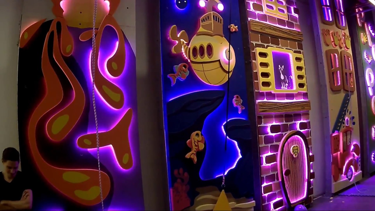 Climbing wall for kids - Outdoor Building Group - YouTube