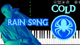 Cold - Rain Song - Piano Tutorial - Little Miss Scare-All