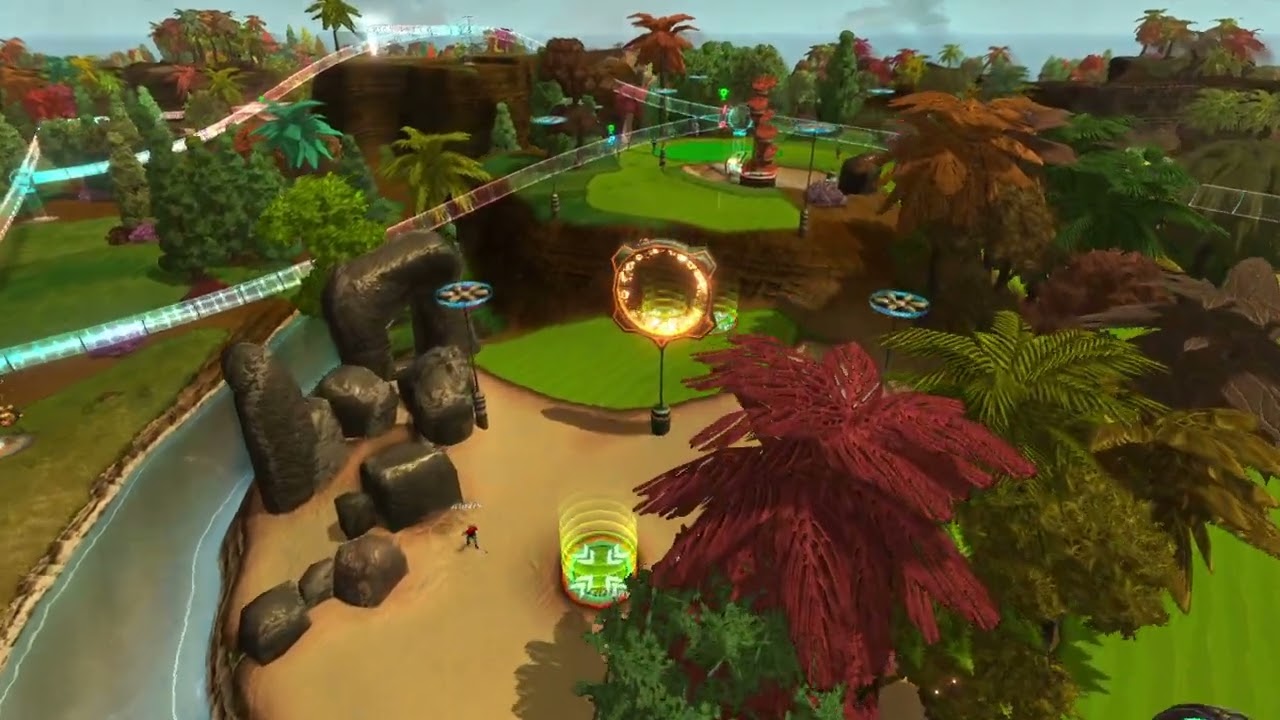 GolfTopia ball launcher course