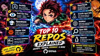 Information 🔥 Top 10 Open-Source AI GitHub Repos You NEED to See! 🤯 Archify, OpenMAIC, Omarchi & More Guide
