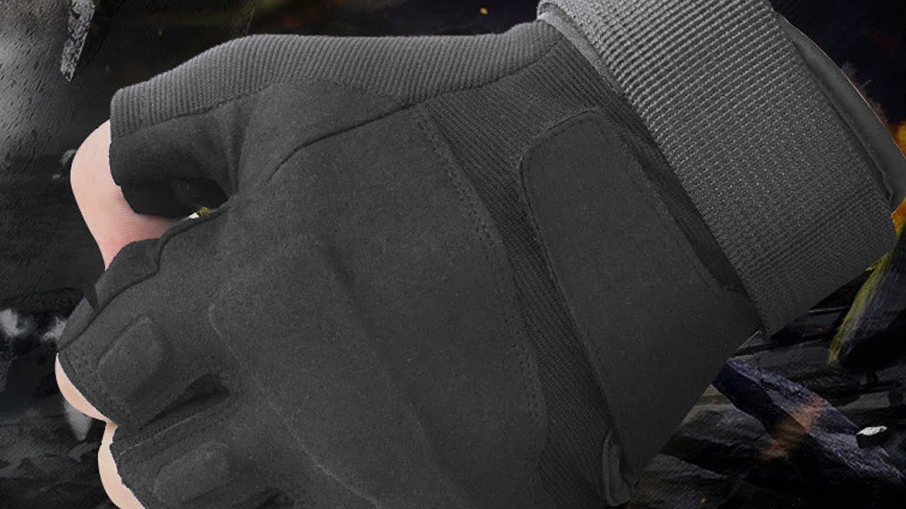 Military Army Fingerless Anti-Slip Gloves