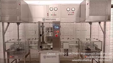 CAPSEAL-120/250  Automatic Rotary Vial Capping Machine with LAF - Laminar Air Flow System