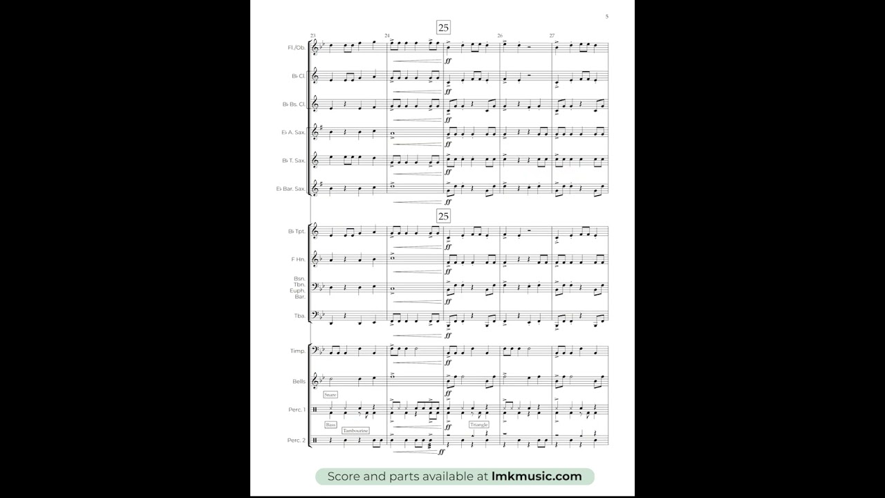 Kinetics: From Airs to Jams - for beginning band (Grade .5) | Score and Recording (Mockup) #band adlı videoyu YouTube'da izle Kinetics: From Airs to Jams - for beginning band (Grade .5) | Score and Recording (Mockup) #band adlı videoyu YouTube'da izle
