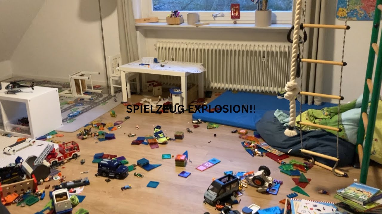 Spielzeug Explosion! Ich räume das Kinderzimmer auf I Clean with me