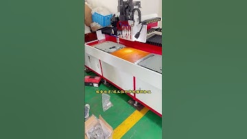 High speed metal CNC drilling and tapping machine with two working stations non stop processing