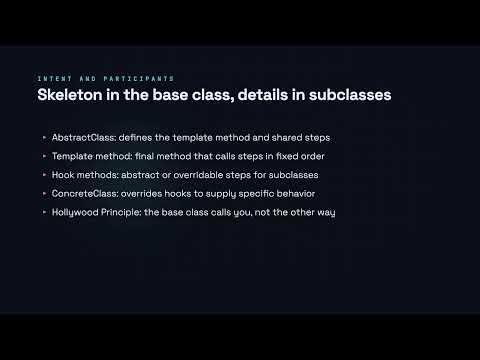 Template Method - Software Design Patterns