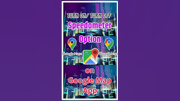 Turn on or off Speedometer Option in Google Maps App|Google Map speedometer#shorts #googlemaps