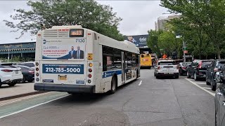MTA Mabstoa: 2014-2015 New Flyer XD40 #7130 on the Bx13 at East 161 Street/River Avenue 