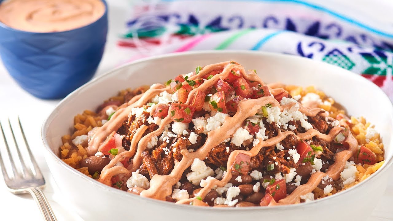 Burrito Bowl de Carne Deshebrada YouTube