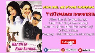 Har Dil Jo Pyar Karega - Lyrics and Subtitle Indonesia