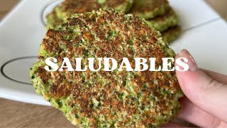 TORTAS DE BRÓCOLI Y PARMESANO + AVENA SALUDABLES, DELICIOSAS E INCREÍBLEMENTE FÁCILES DE PREPARAR!