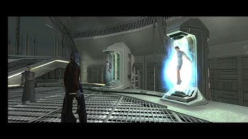 KOTOR Dark Jedi Guardian vs Darth Malak ~ No Stimulant, Dueling Str Build