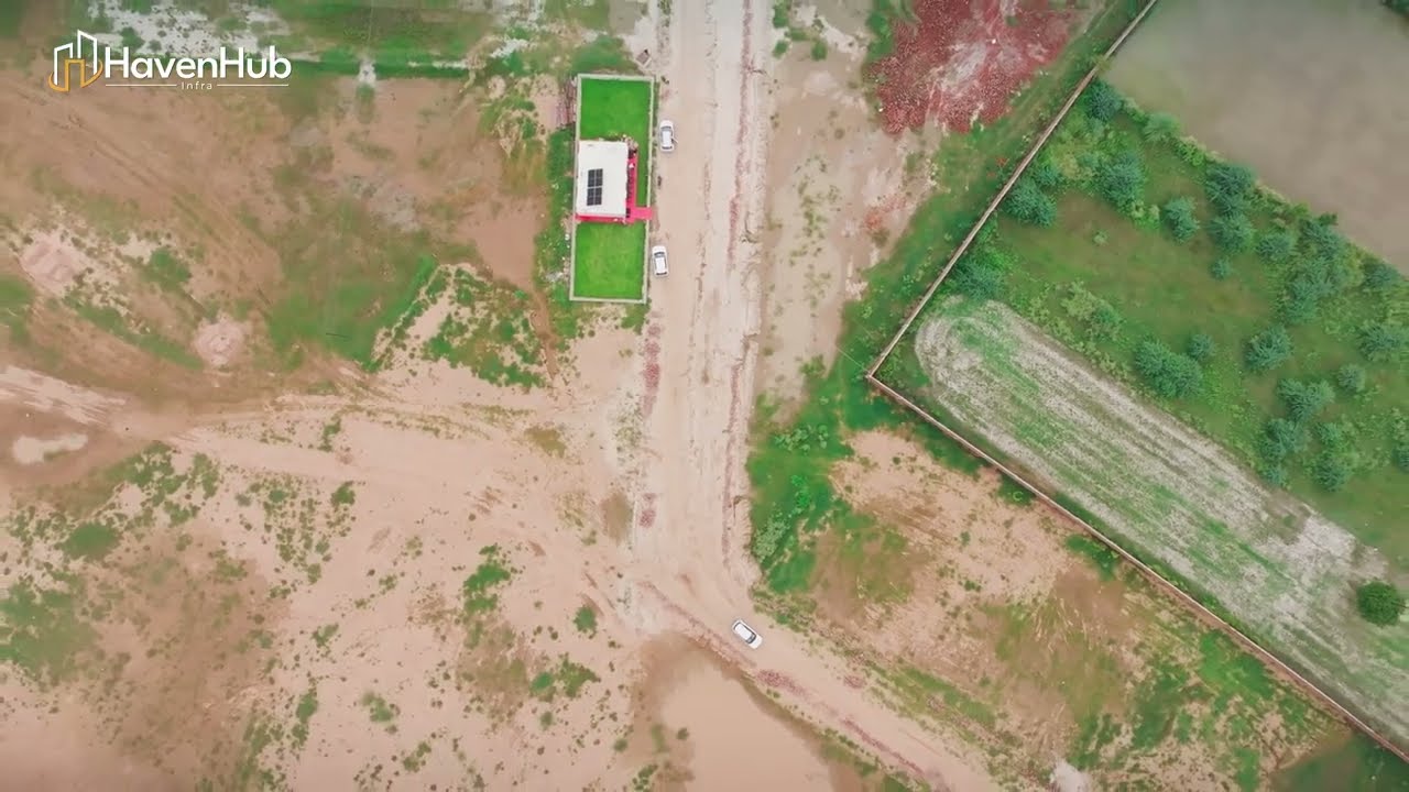 Golden City Jewar: Drone Tour of HavenHub Infra’s 60-Acre Luxury Township | Near Jewar Airport