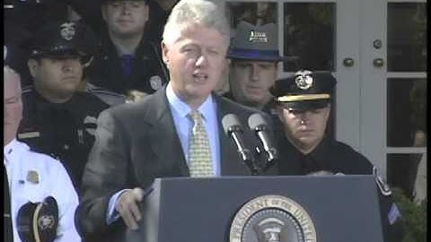 President Clinton's Remarks to National Association of Police Organizations (NAPO) (1999)