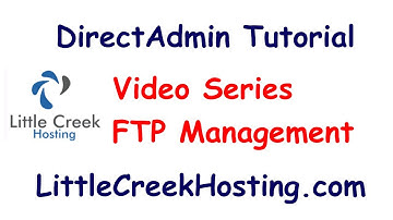 How to create and manage FTP accounts in DirectAdmin