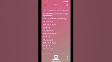 Thumbnail of ~ le freak ~ • chic • #dancetrend #lyrics #fyp #viral #lipsync #audio #songs4u_ #soundstouse