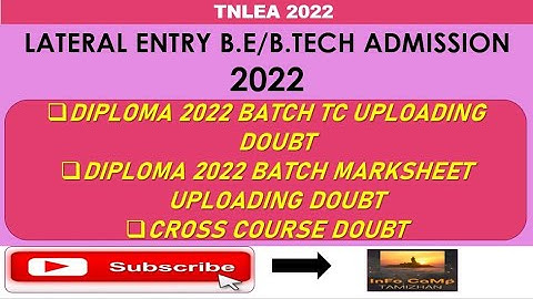TNLEA 2022 || Doubt Cleared about TC,MARKSHEET Upload || Info Camp