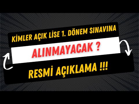 Açık Lise Sınava Nerede Gireceğimi Nasıl Öğrenirim?