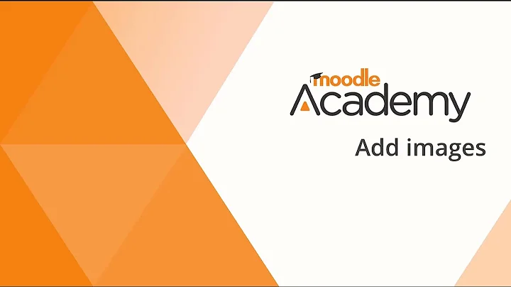 Add images in Moodle