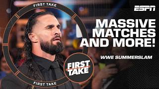 MASSIVE MATCHES, HELL IN A CELL and more at WWE SummerSlam 🍿 | First Take