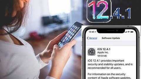 iOS 12.4.1 Update Out for All