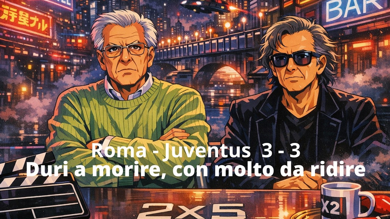Roma - Juventus 3- 3  Duri a morire, con molto da ridire