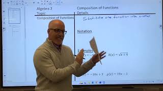 Alg 2 Topic 5-1 Composition of Functions