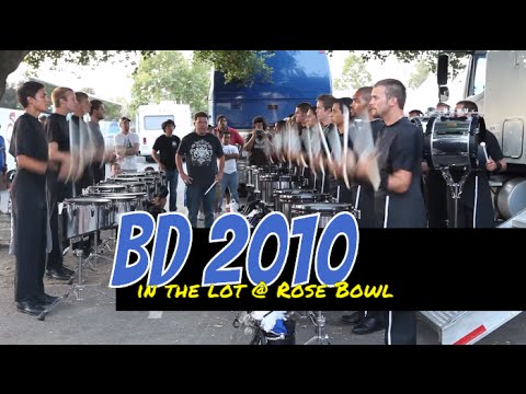 DCI 2010 - Blue Devils Drums in the lot  @ Pasadena, CA 1080p - 7/4/2010