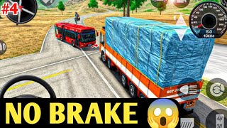 NO BRAKE CHALLENGE 😱 | INDIAN VEHICLE SIMULATOR PART 4 GAMEPLAY