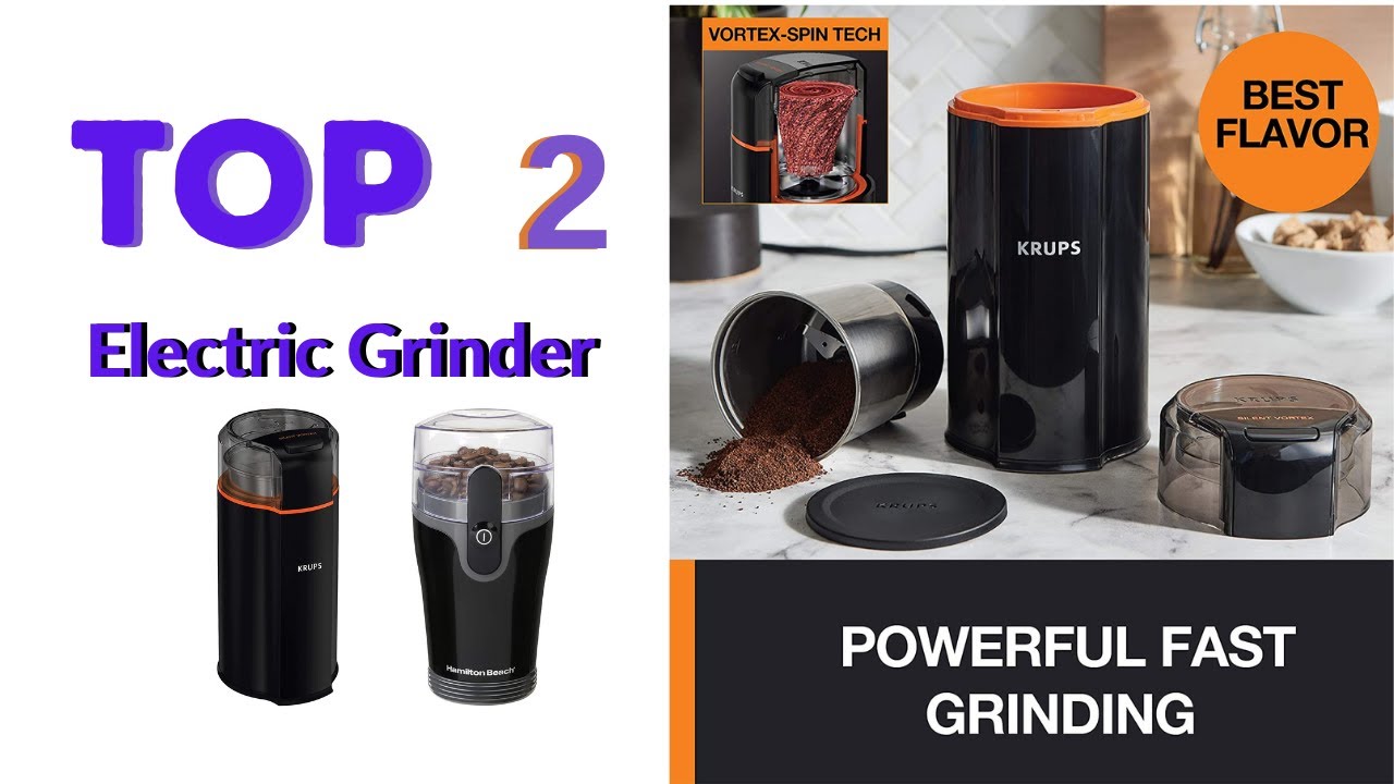 Hamilton Beach Fresh Grind 4 5 Oz Electric Coffee Grinder KRUPS