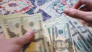 the one where we count $1,000 and it's all $20 bills