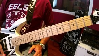 Video-Miniaturansicht von „HOW TO PLAY GUITAR; TUTORIAL: Come gli Area -  Elio e le Storie Tese - Cesareo“