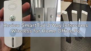 Review SmartTail 2 Way Intercoms Wireless for Home Office,Portable Room to Room Long Range Intercom